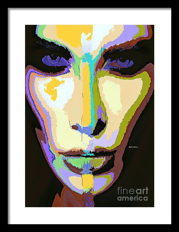 Purple Eyes - Framed Print