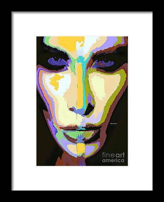 Purple Eyes - Framed Print