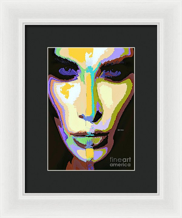 Purple Eyes - Framed Print