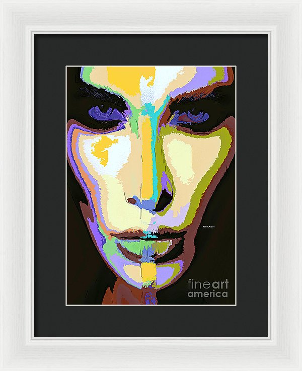 Purple Eyes - Framed Print