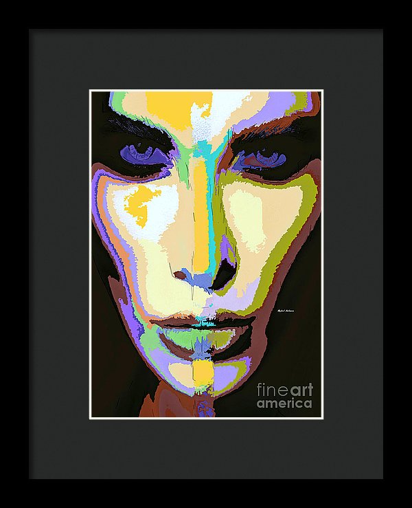 Purple Eyes - Framed Print