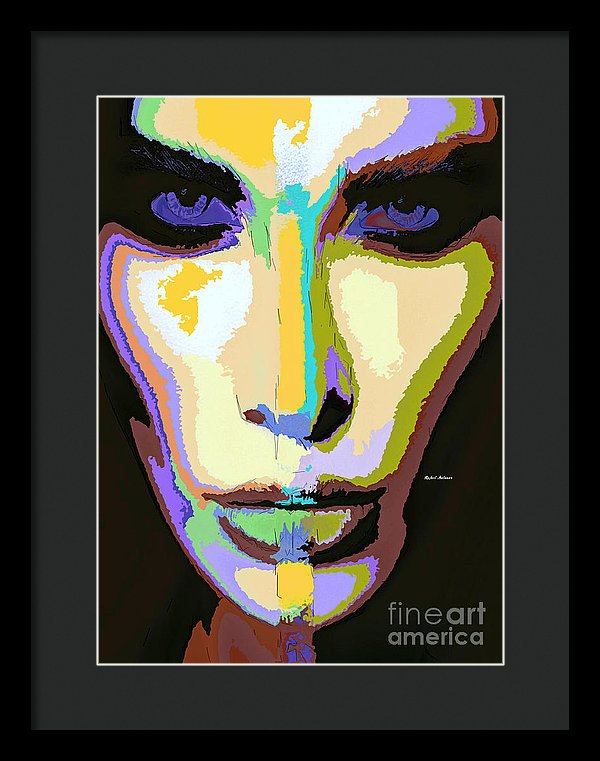 Purple Eyes - Framed Print