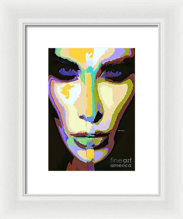 Purple Eyes - Framed Print