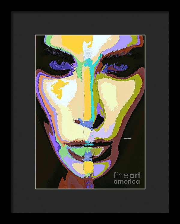 Purple Eyes - Framed Print