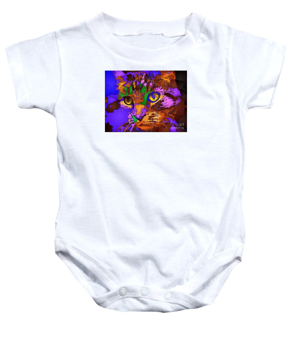 Baby Onesie - Purple Love. Pet Series