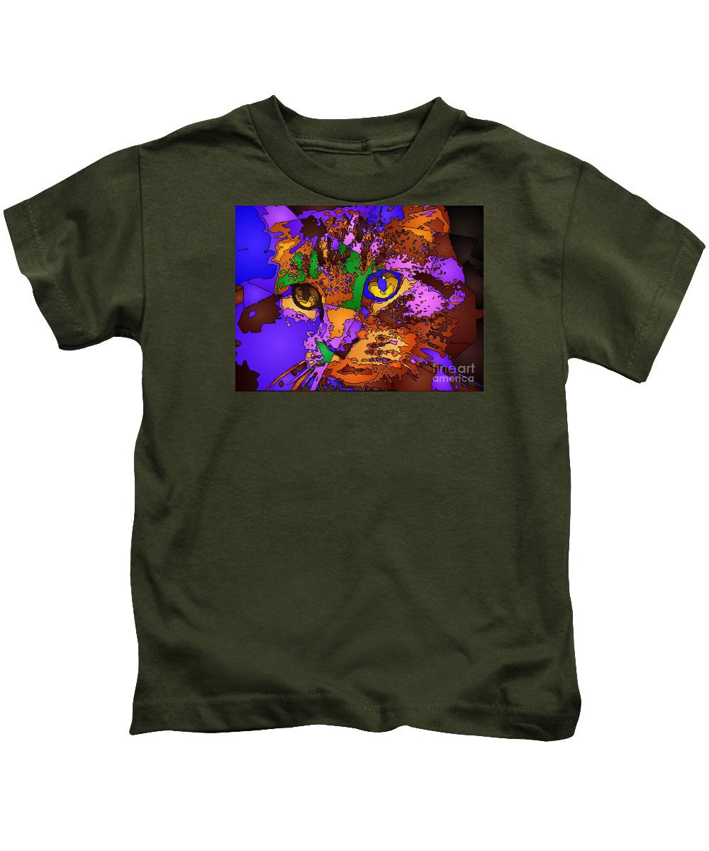 Kids T-Shirt - Purple Love. Pet Series