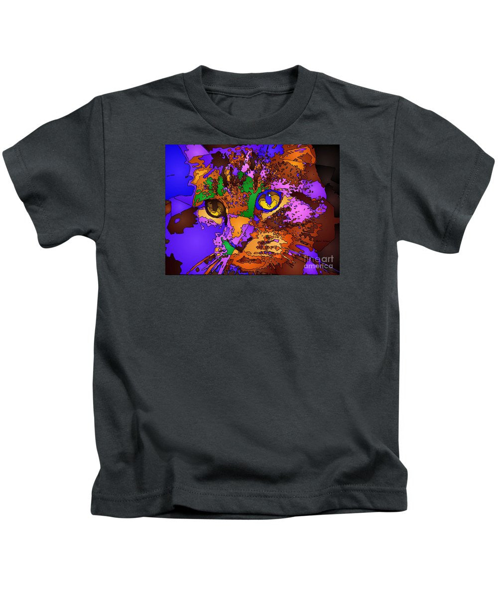 Kids T-Shirt - Purple Love. Pet Series