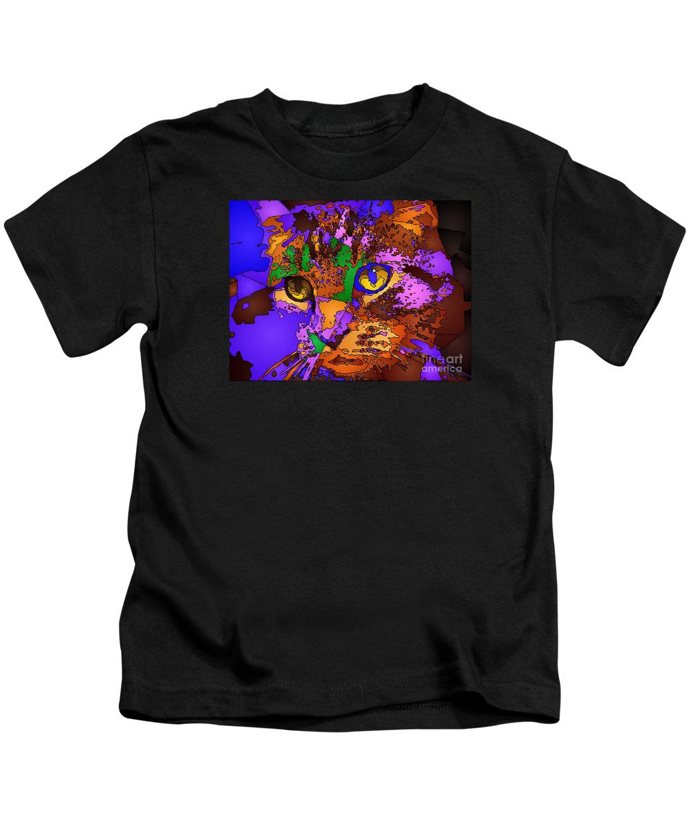 Kids T-Shirt - Purple Love. Pet Series