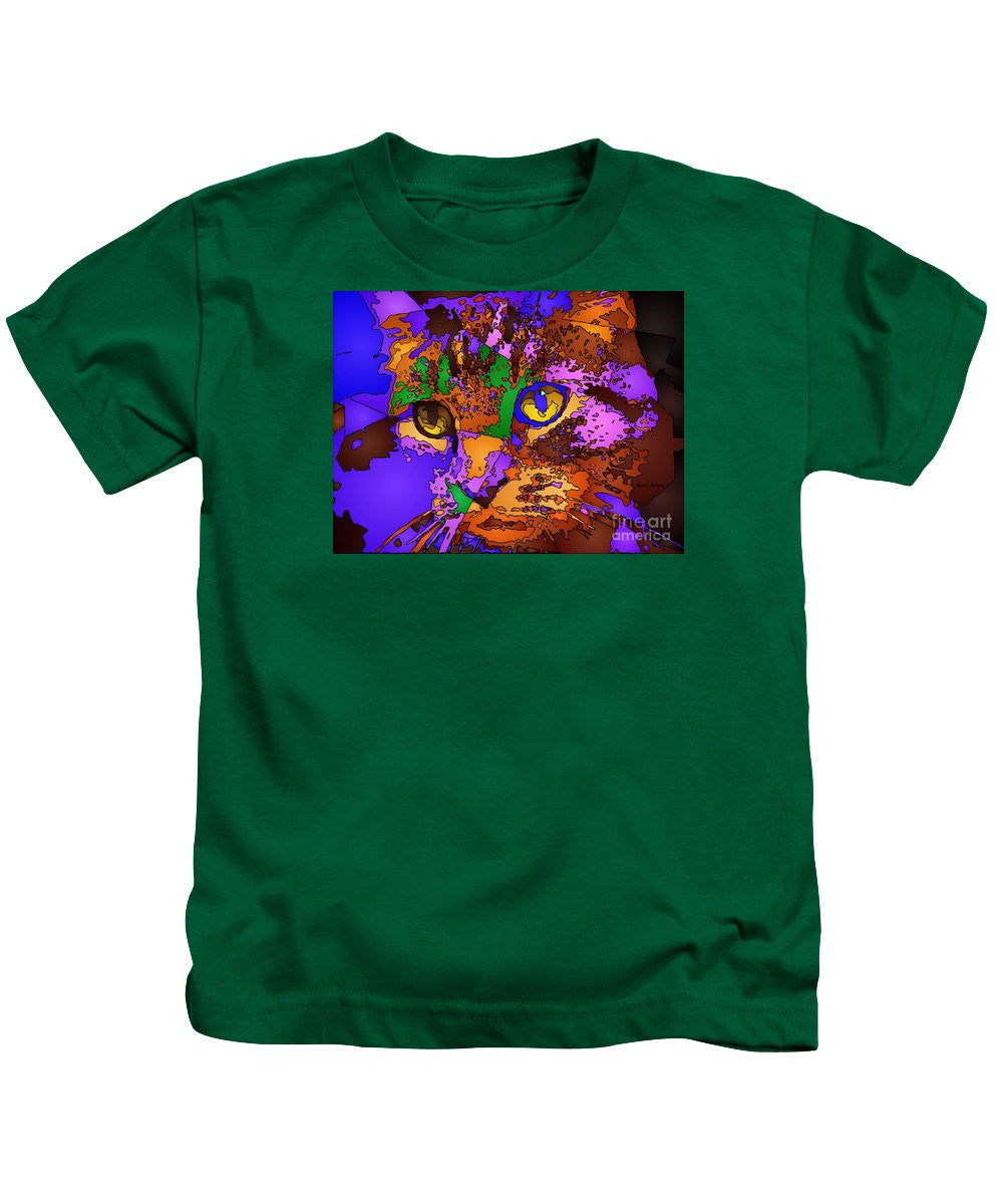 Kids T-Shirt - Purple Love. Pet Series