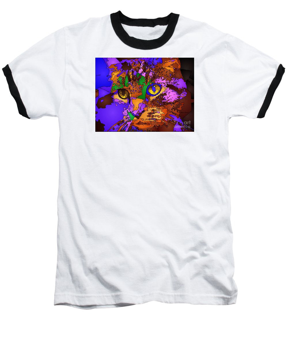 Baseball T-Shirt - Purple Love. Pet Series