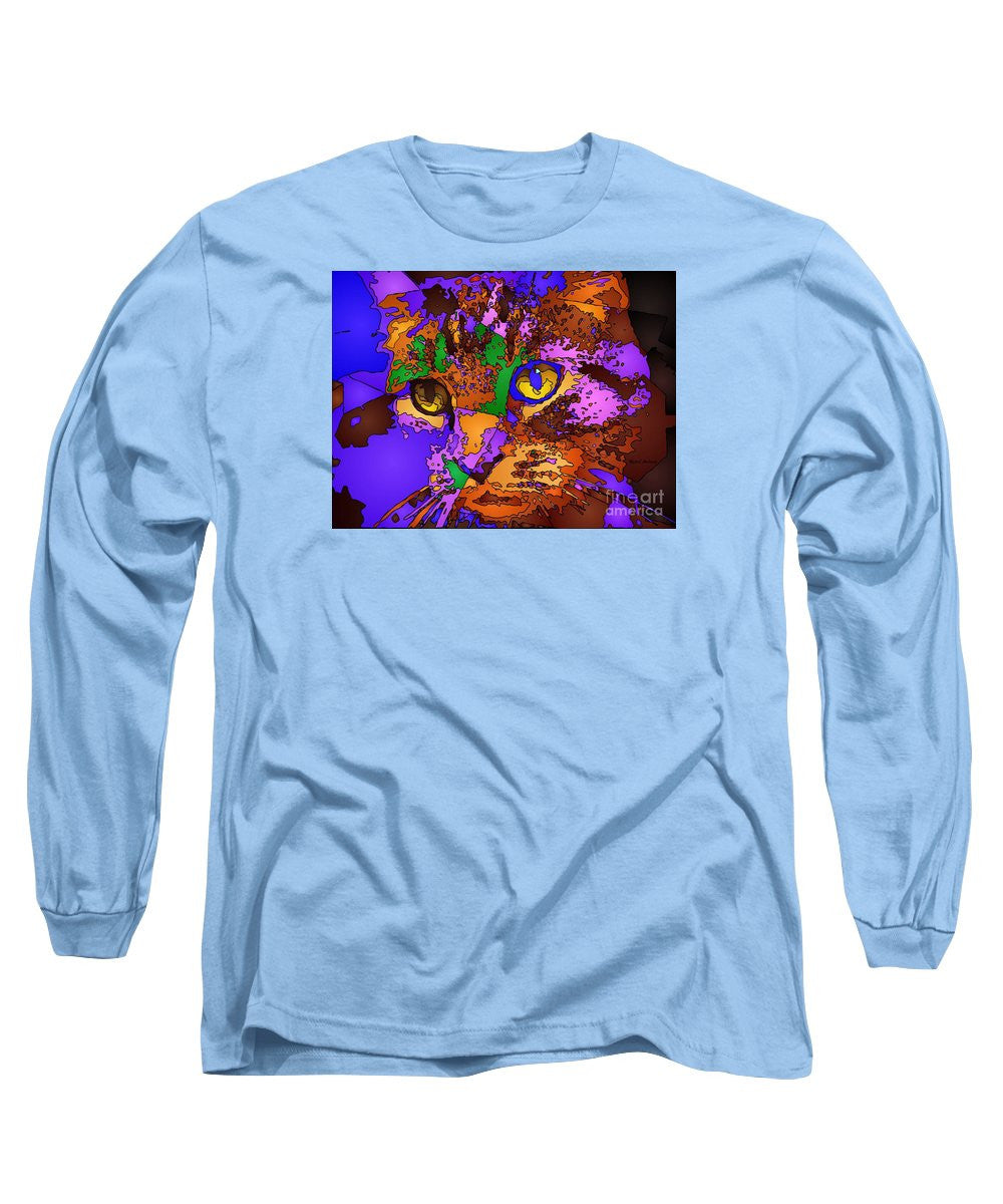 Long Sleeve T-Shirt - Purple Love. Pet Series