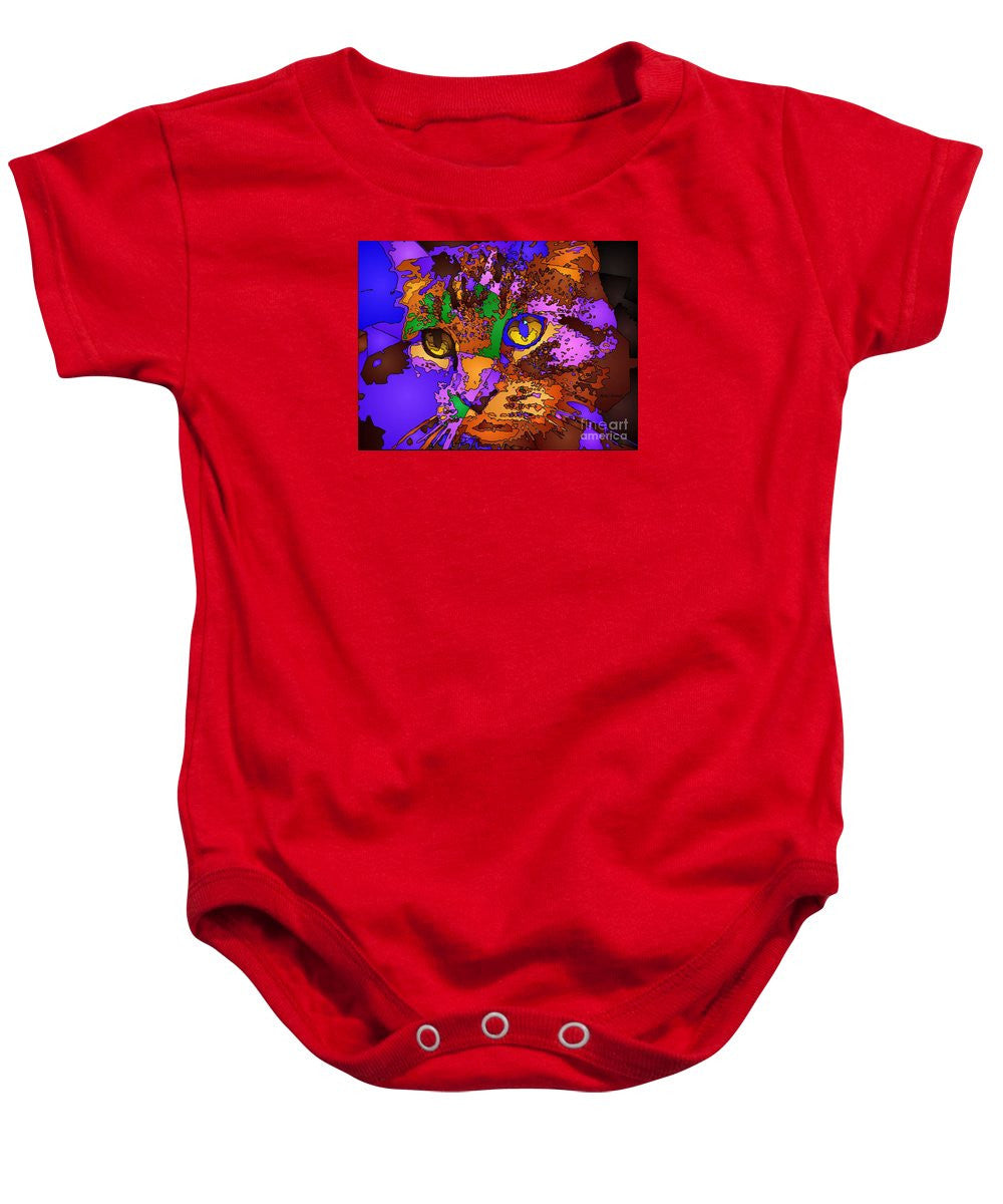 Baby Onesie - Purple Love. Pet Series