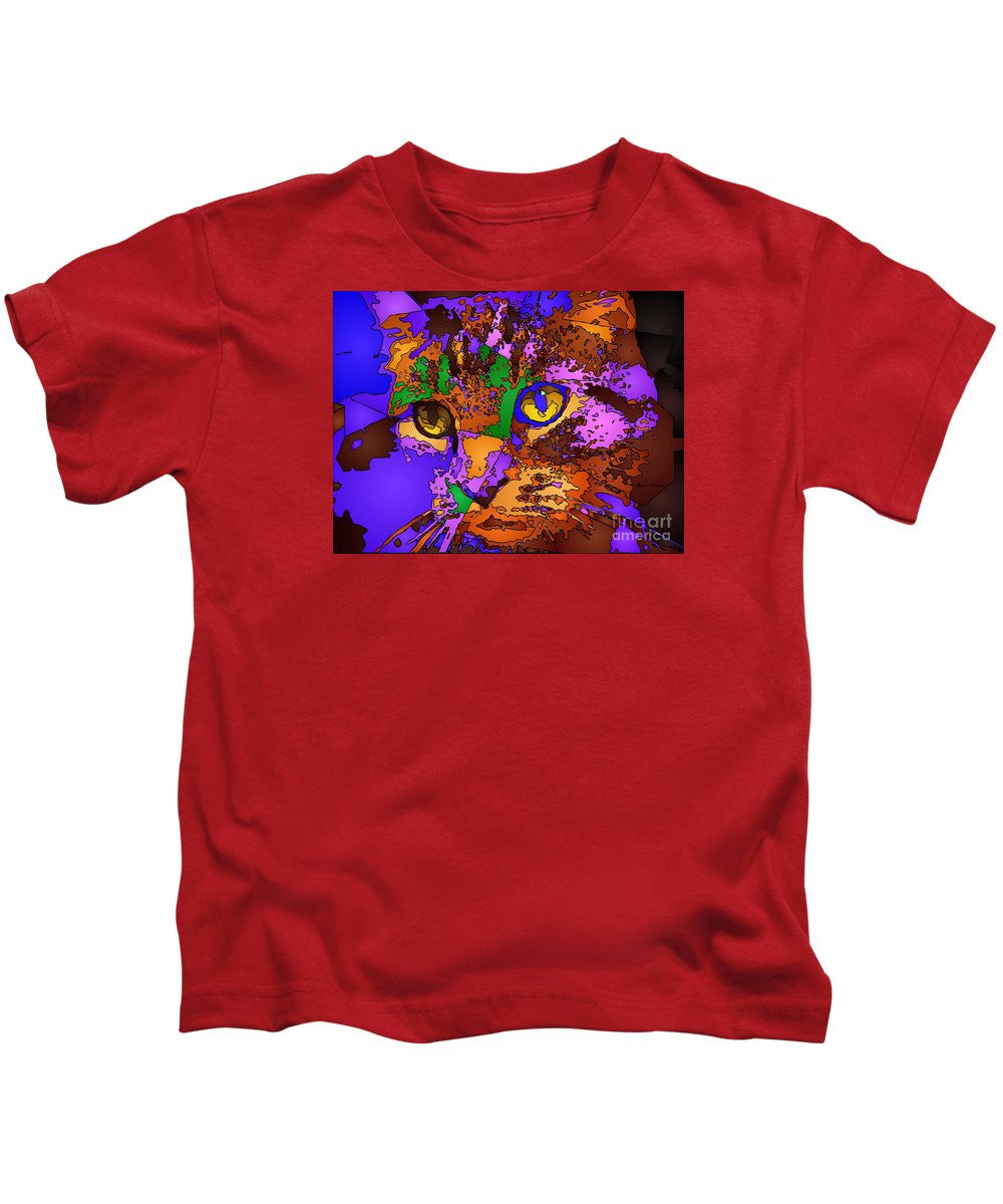 Kids T-Shirt - Purple Love. Pet Series