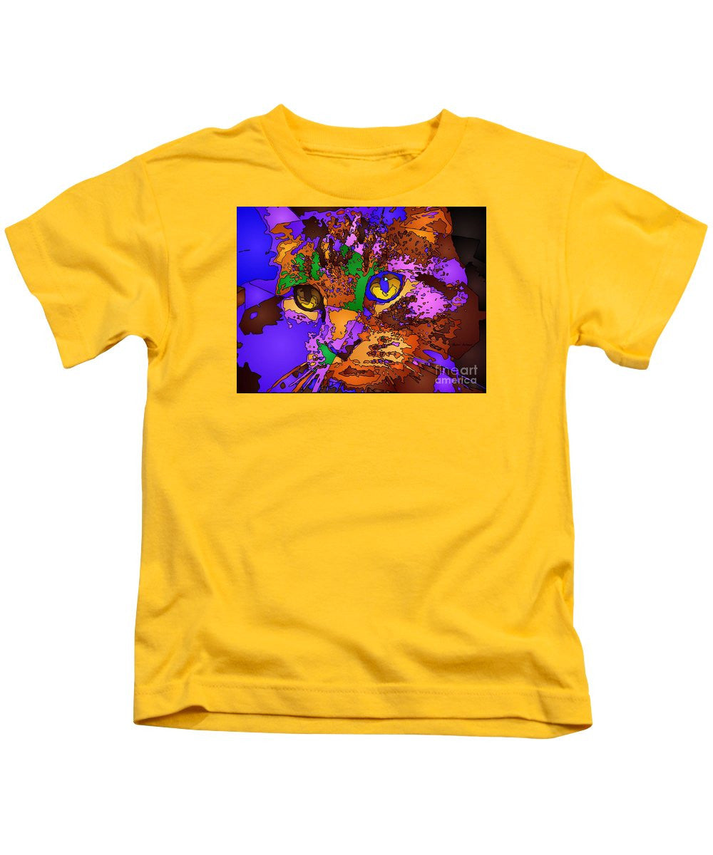 Kids T-Shirt - Purple Love. Pet Series