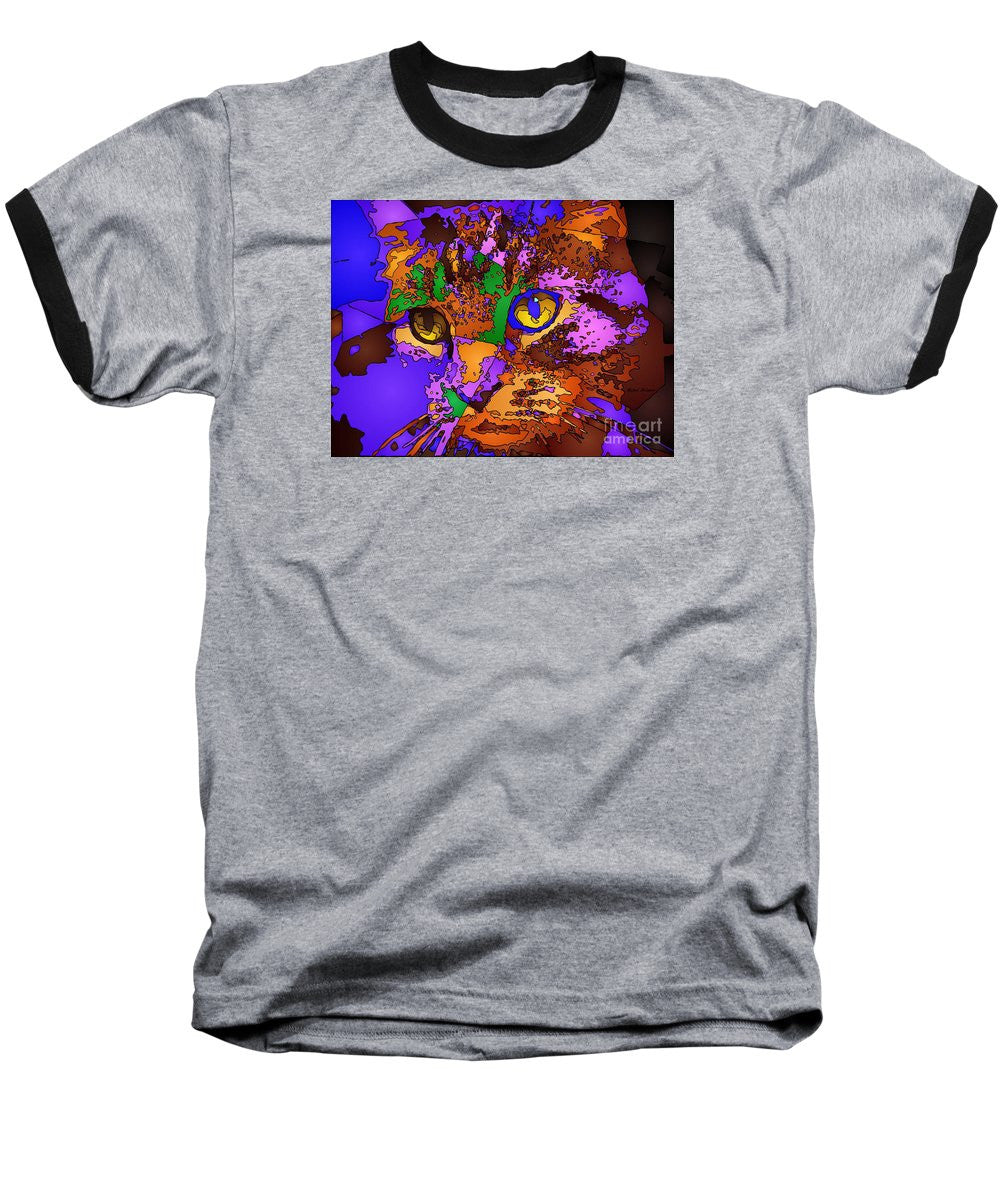 Baseball T-Shirt - Purple Love. Pet Series