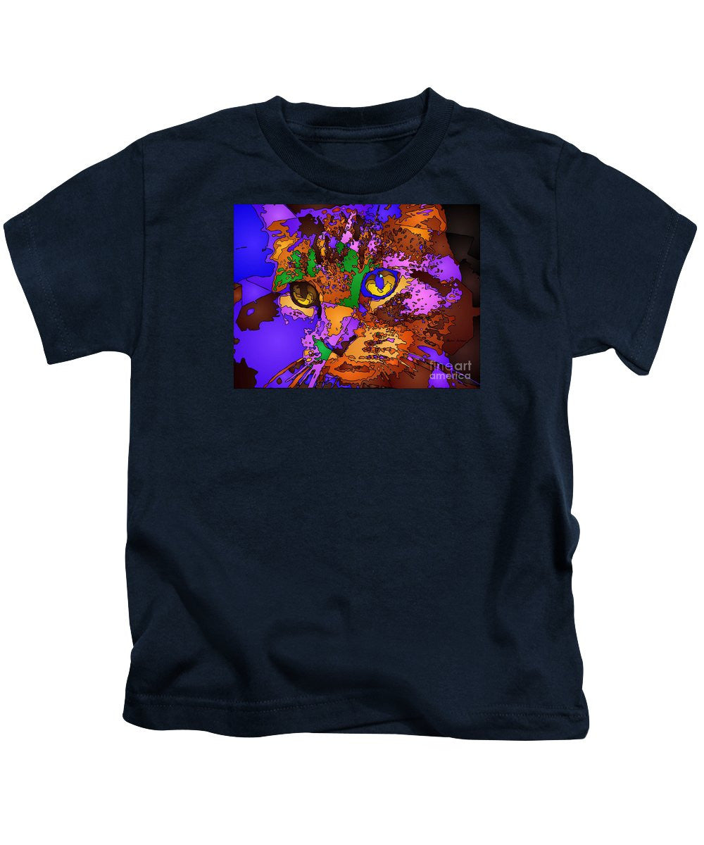 Kids T-Shirt - Purple Love. Pet Series