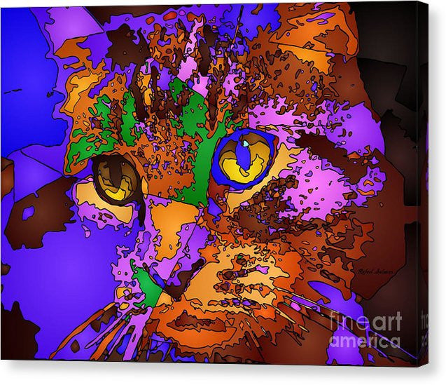 Canvas Print - Purple Love. Pet Series