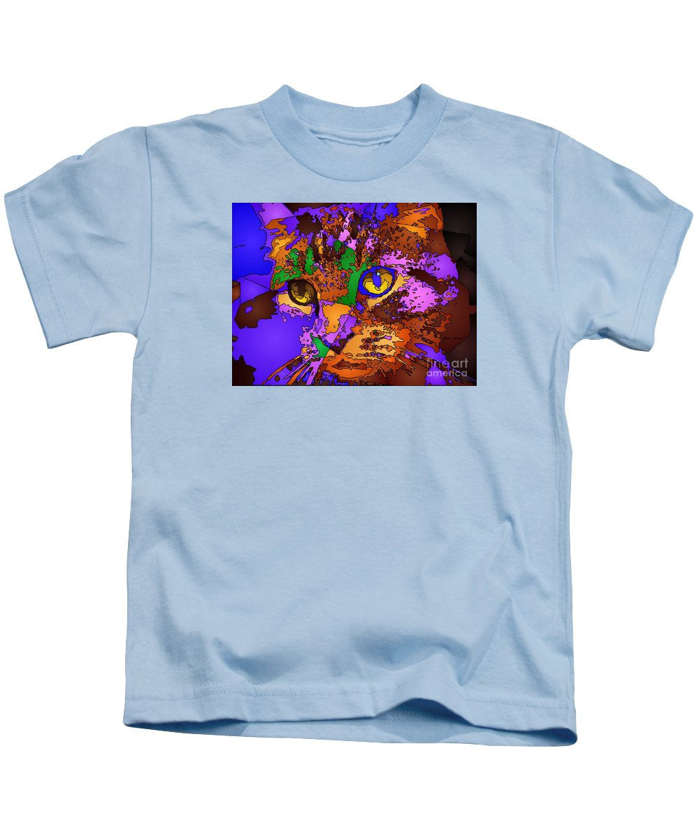 Kids T-Shirt - Purple Love. Pet Series