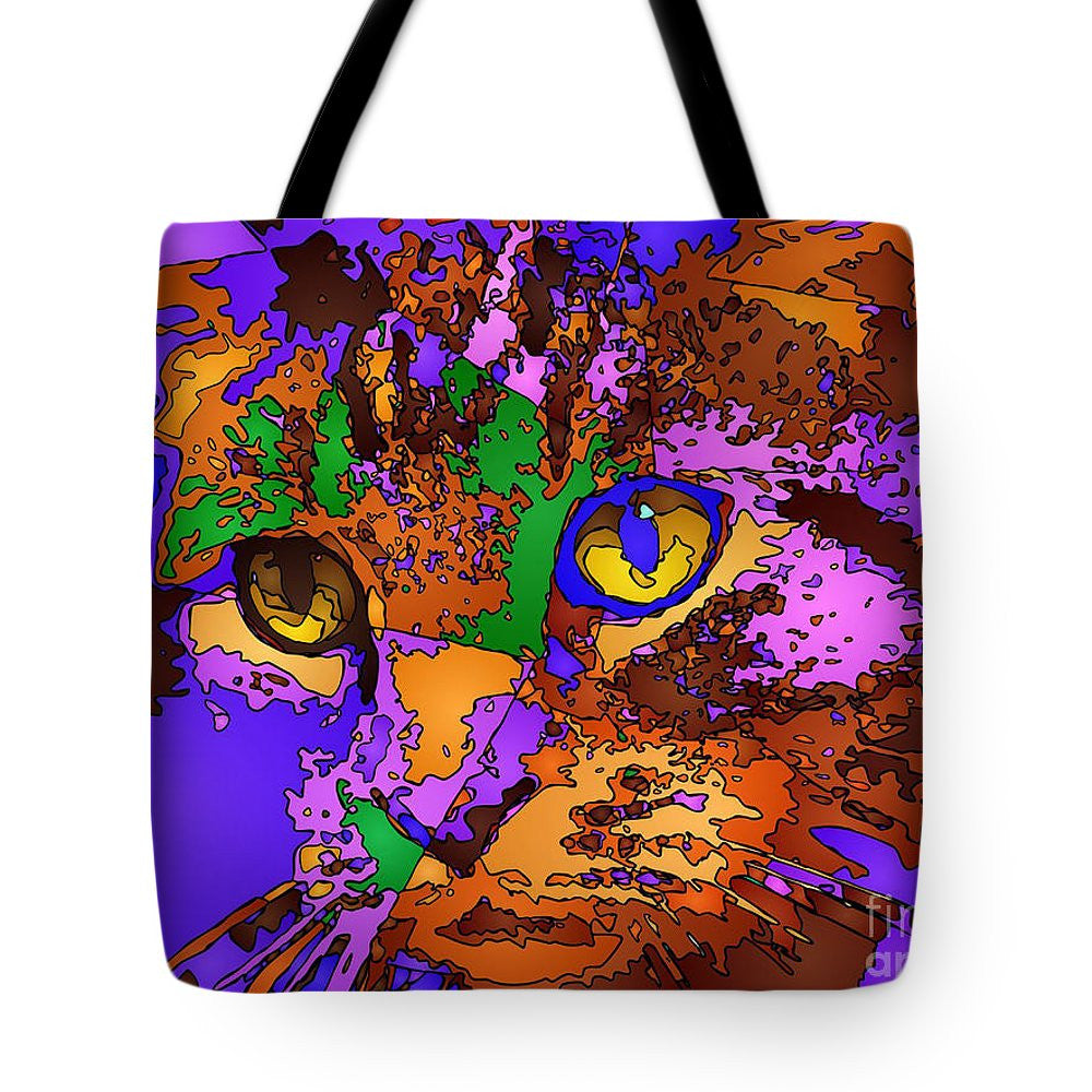 Tote Bag - Purple Love. Pet Series