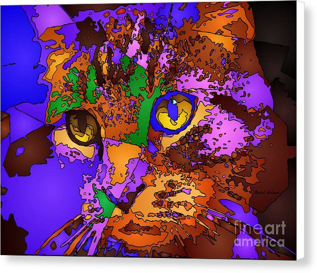 Canvas Print - Purple Love. Pet Series