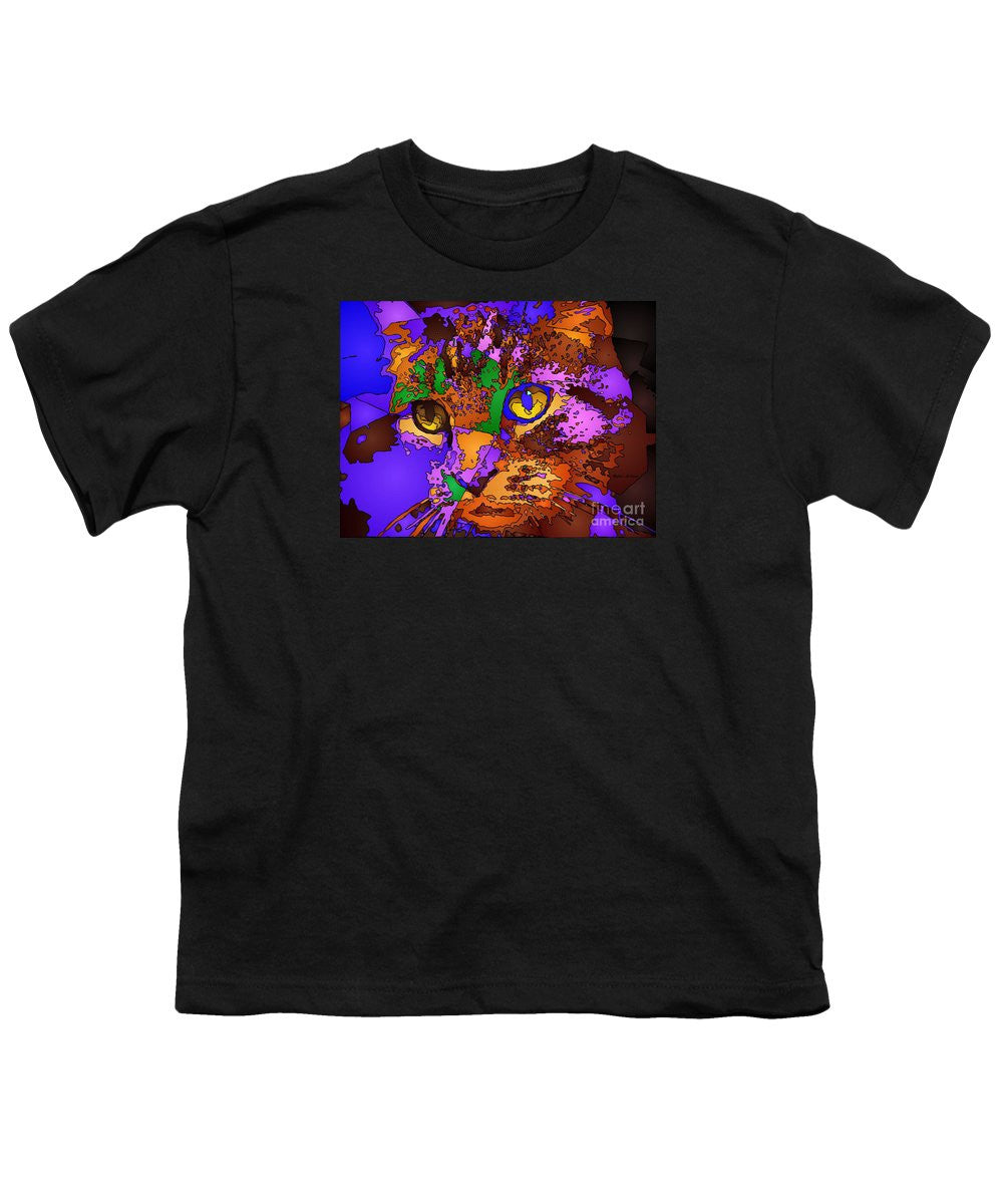 Youth T-Shirt - Purple Love. Pet Series
