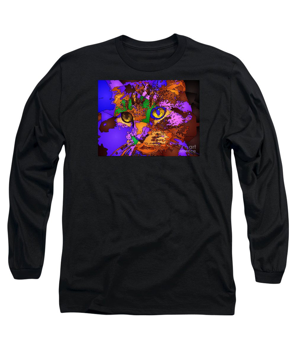 Long Sleeve T-Shirt - Purple Love. Pet Series