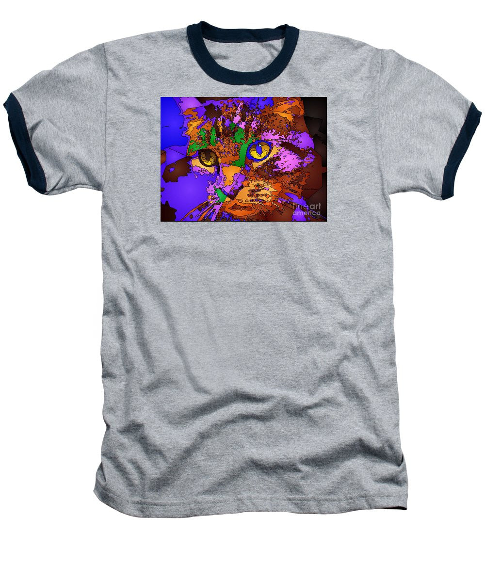 Baseball T-Shirt - Purple Love. Pet Series