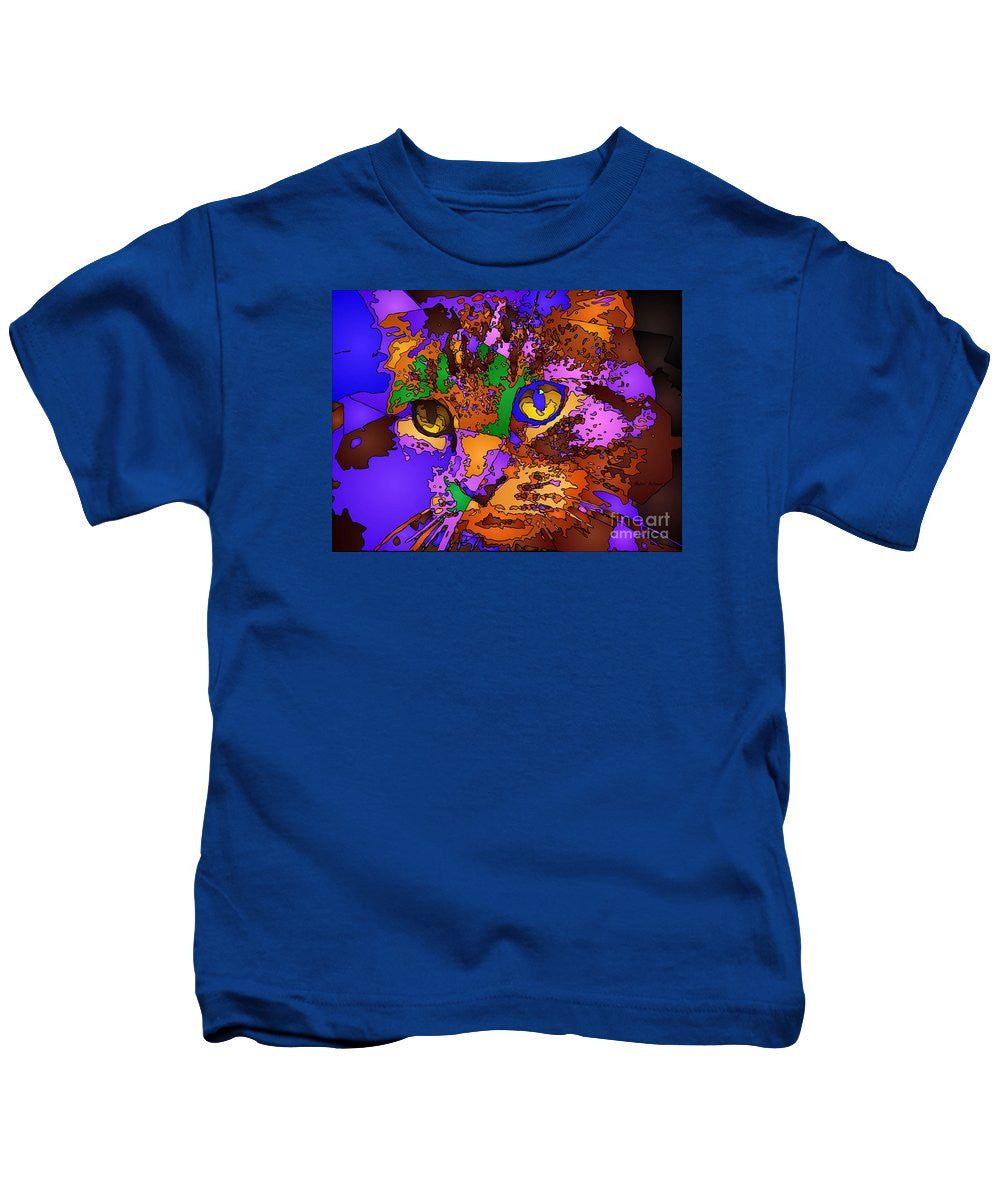 Kids T-Shirt - Purple Love. Pet Series