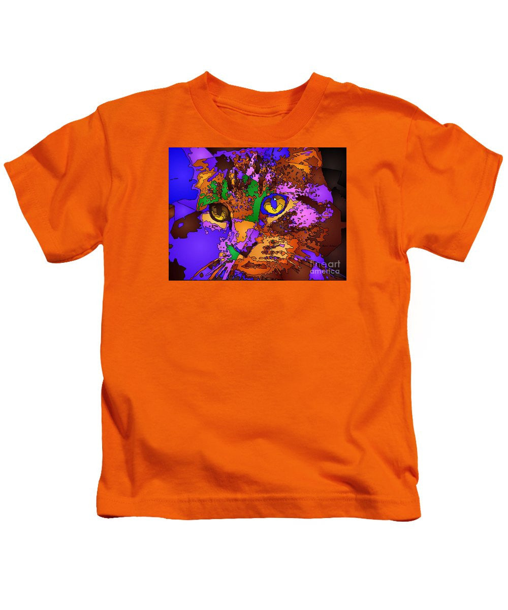 Kids T-Shirt - Purple Love. Pet Series