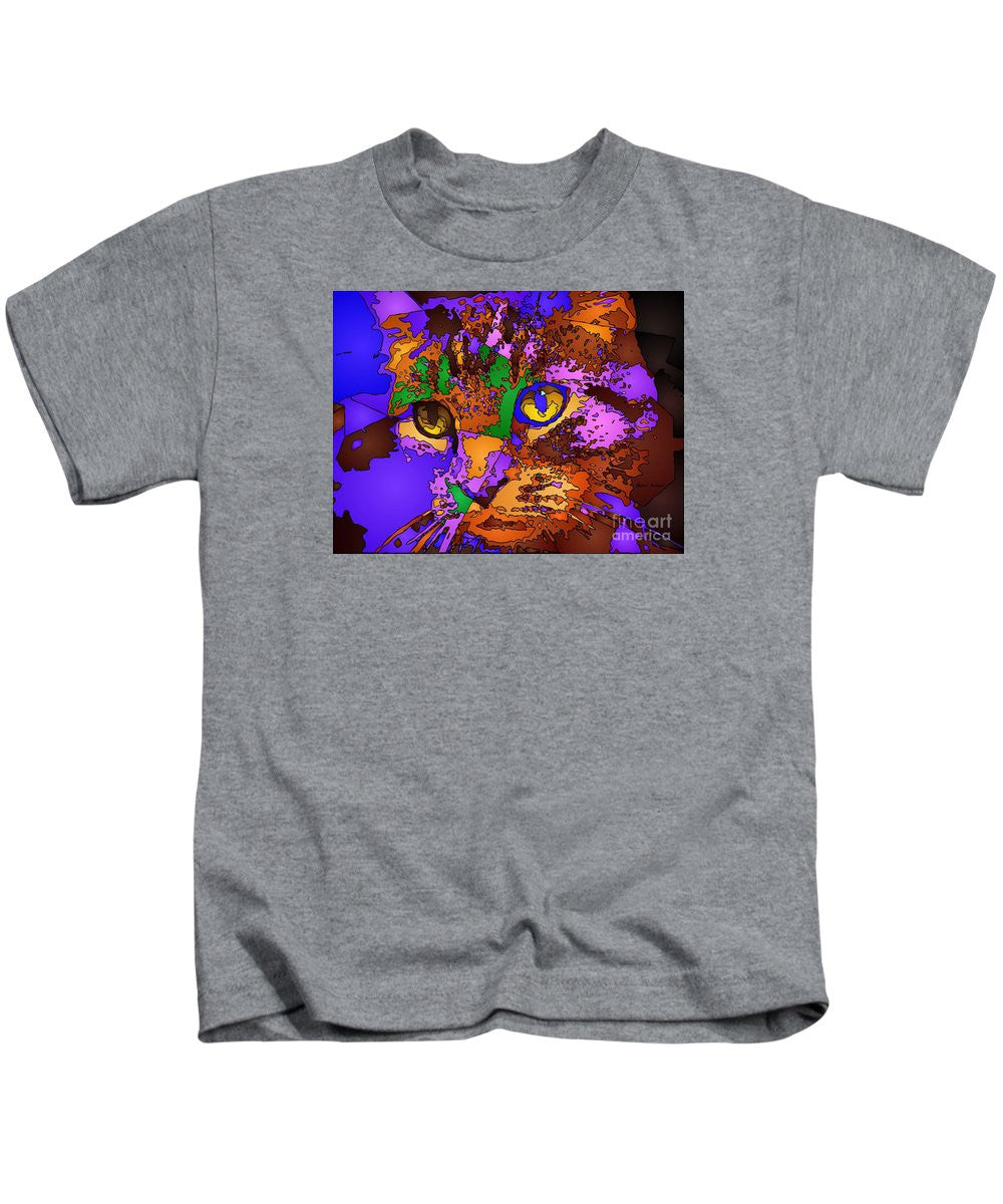 Kids T-Shirt - Purple Love. Pet Series