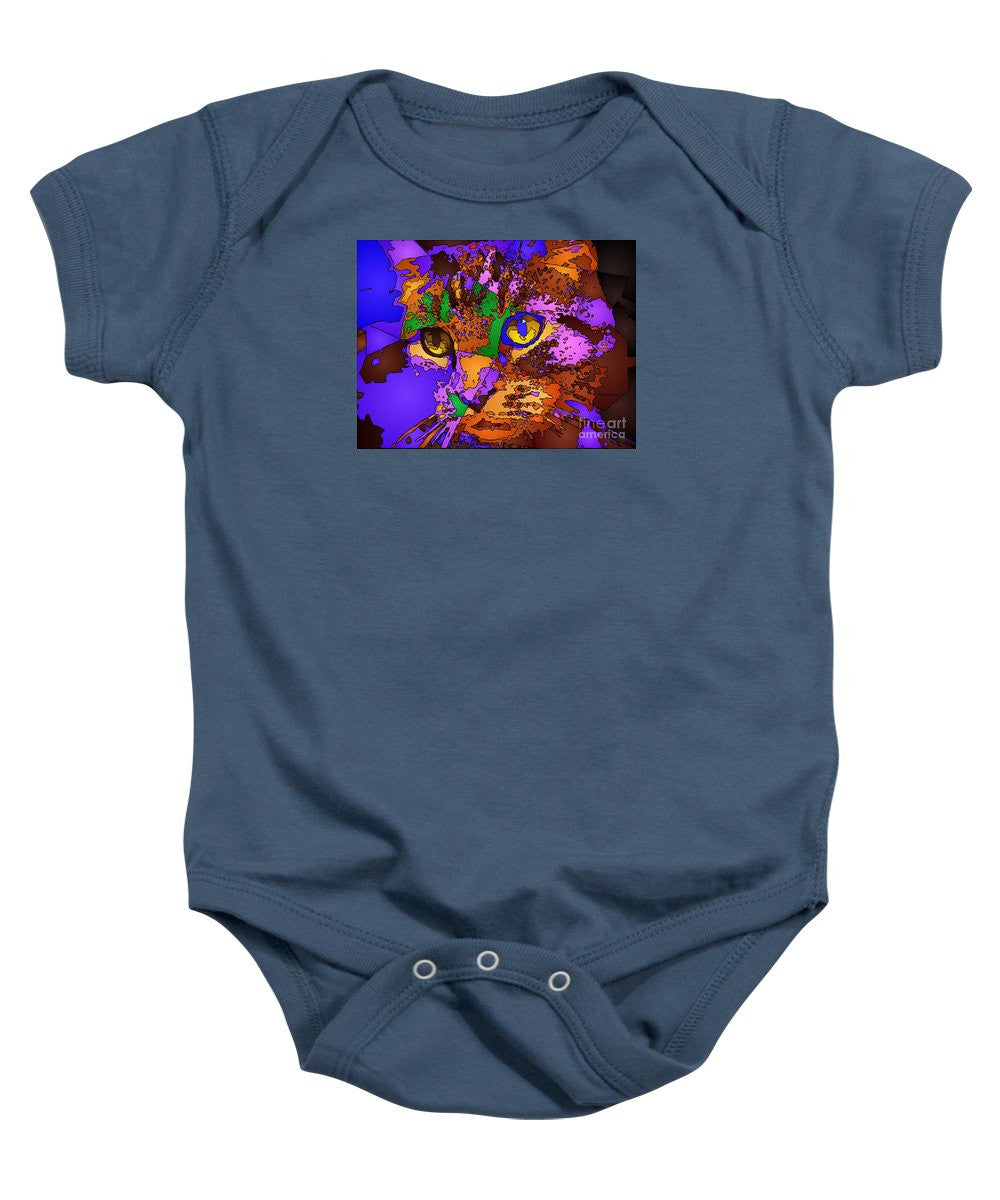 Baby Onesie - Purple Love. Pet Series