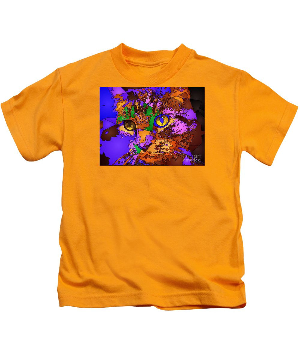 Kids T-Shirt - Purple Love. Pet Series