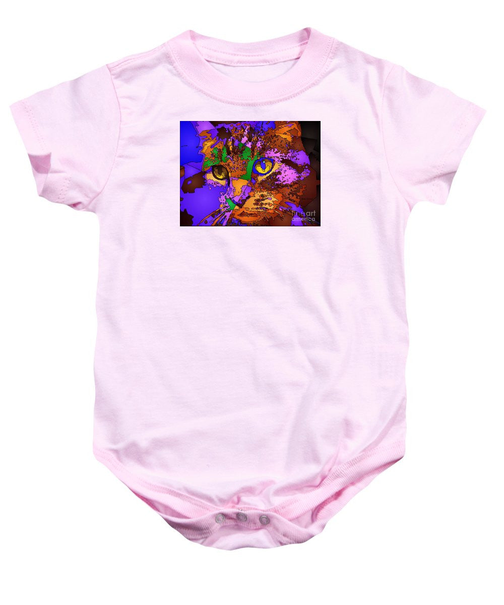 Baby Onesie - Purple Love. Pet Series