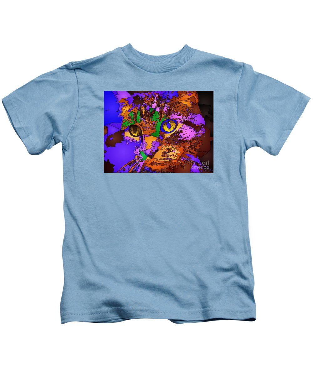 Kids T-Shirt - Purple Love. Pet Series