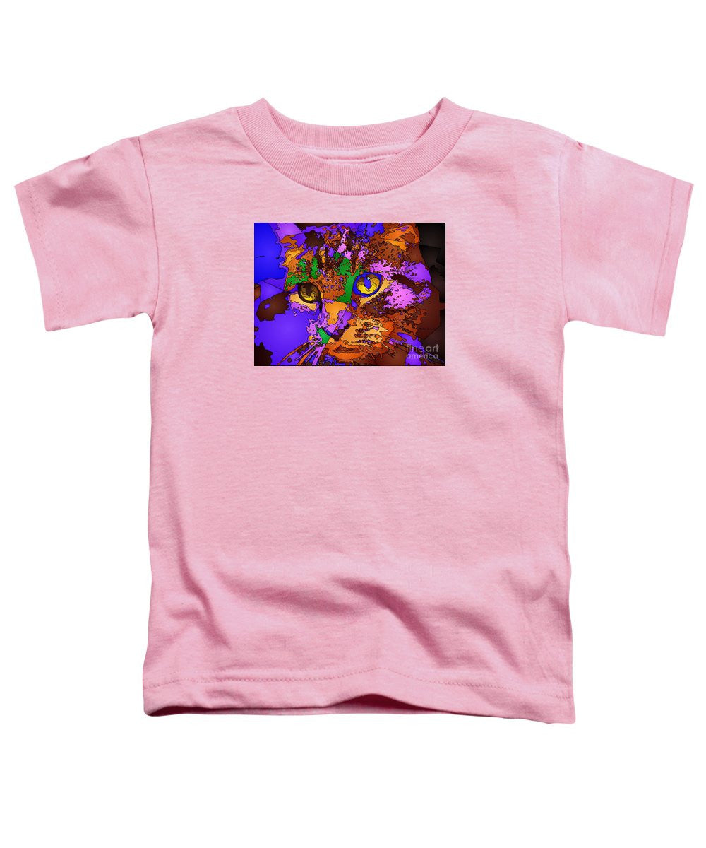 T-shirt pour tout-petits - Purple Love. Série Pet