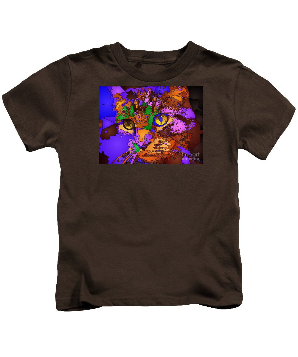 Kids T-Shirt - Purple Love. Pet Series