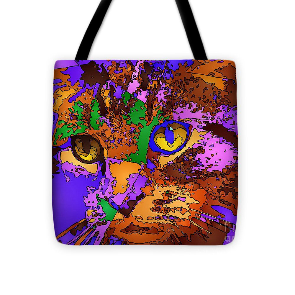 Tote Bag - Purple Love. Pet Series