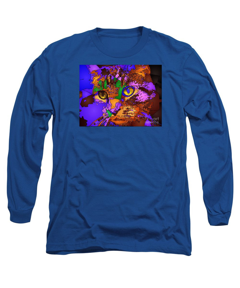 Long Sleeve T-Shirt - Purple Love. Pet Series