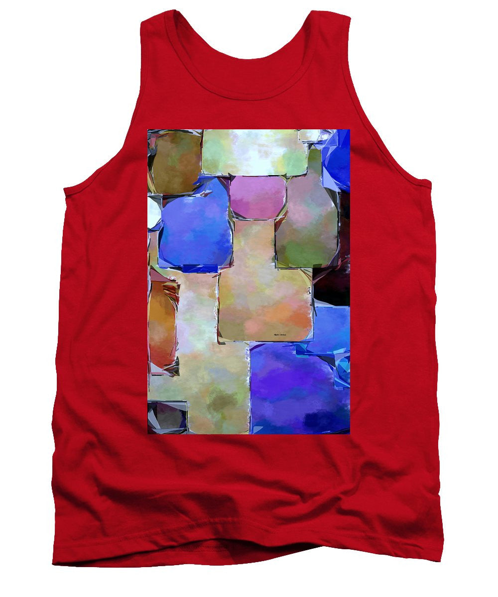 Tank Top - Purple Squares