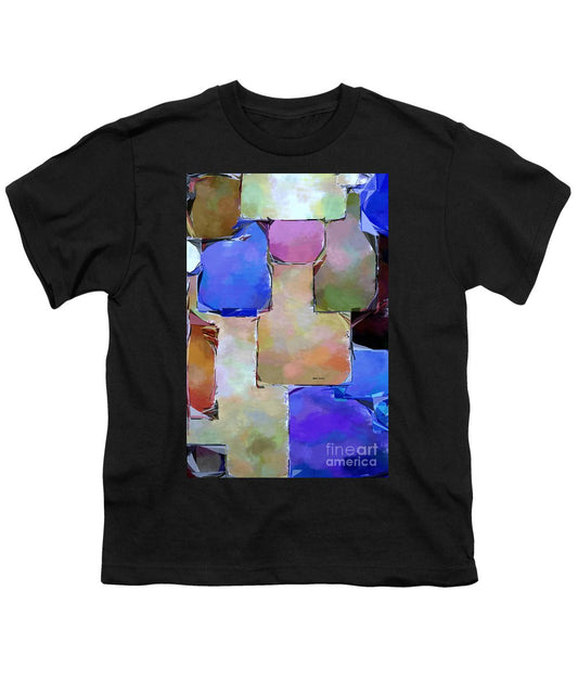 Youth T-Shirt - Purple Squares