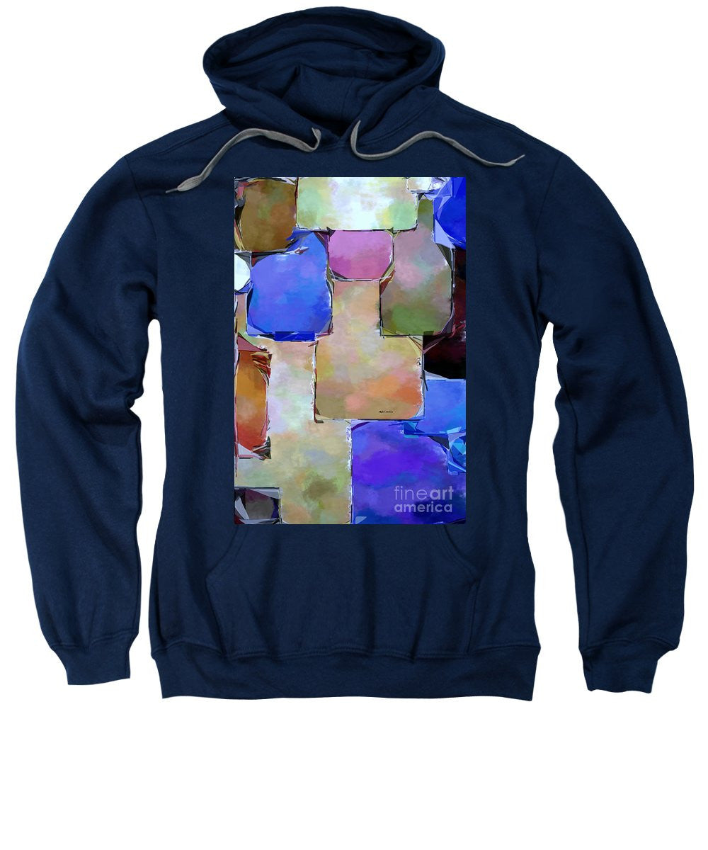 Sweatshirt - Purple Squares