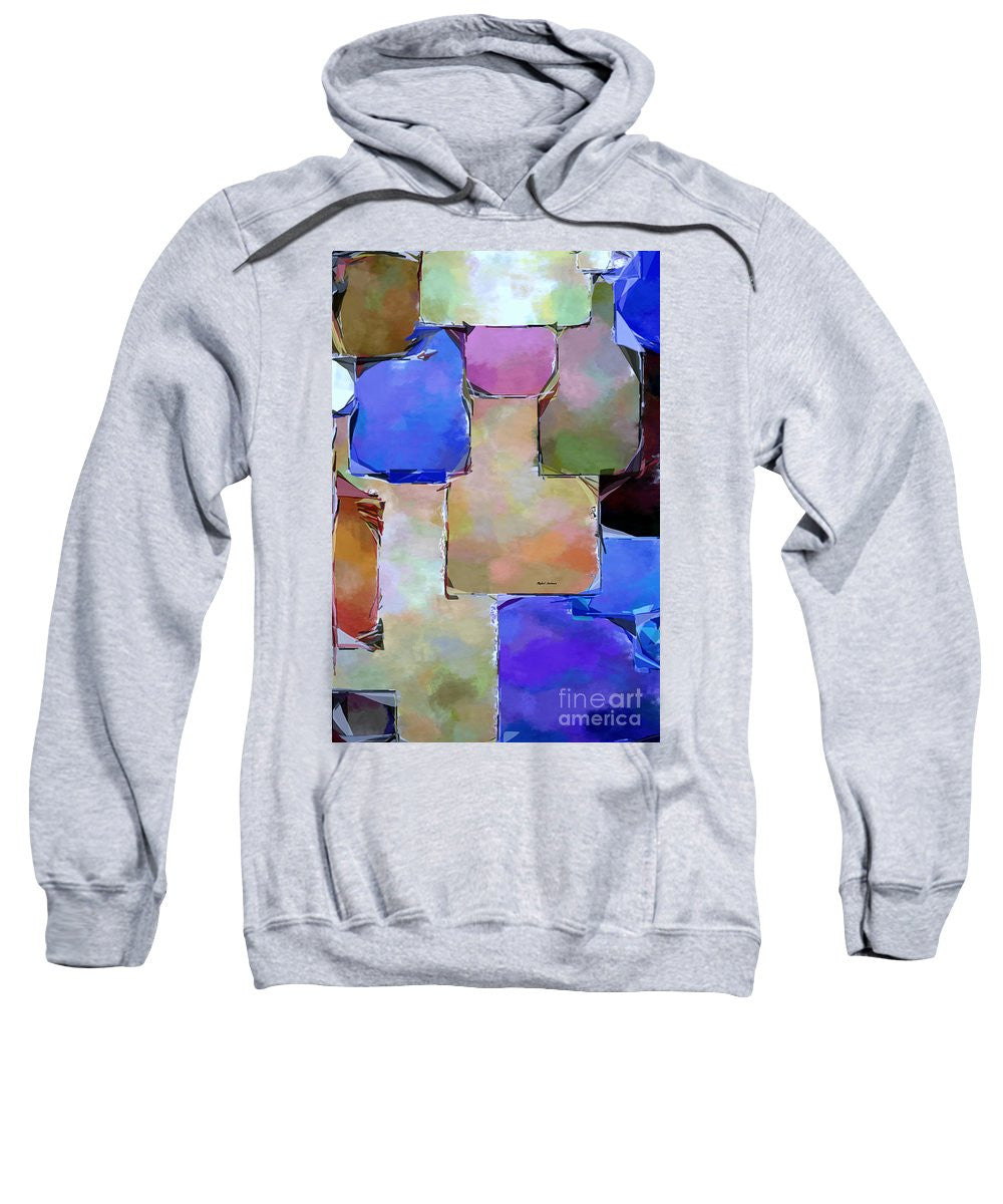 Sweatshirt - Purple Squares