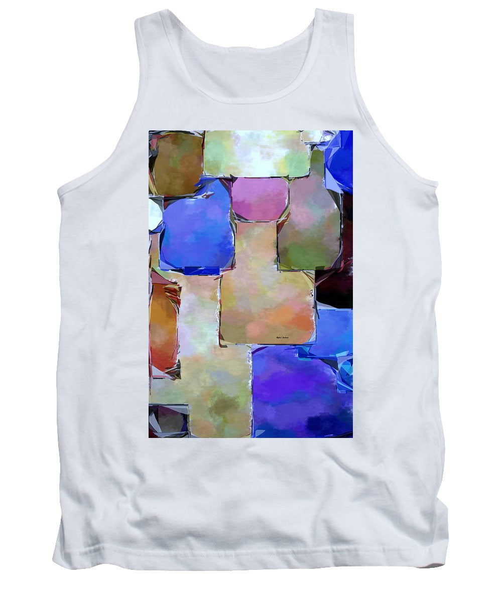 Tank Top - Purple Squares