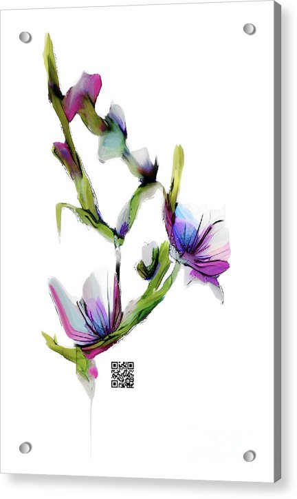 Purple Twist - Acrylic Print