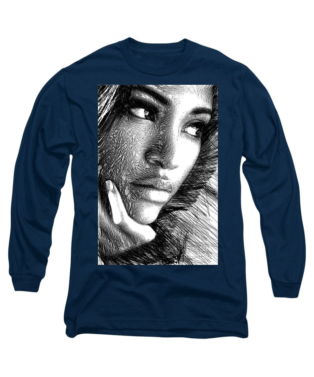 Long Sleeve T-Shirt - Puzzled Look