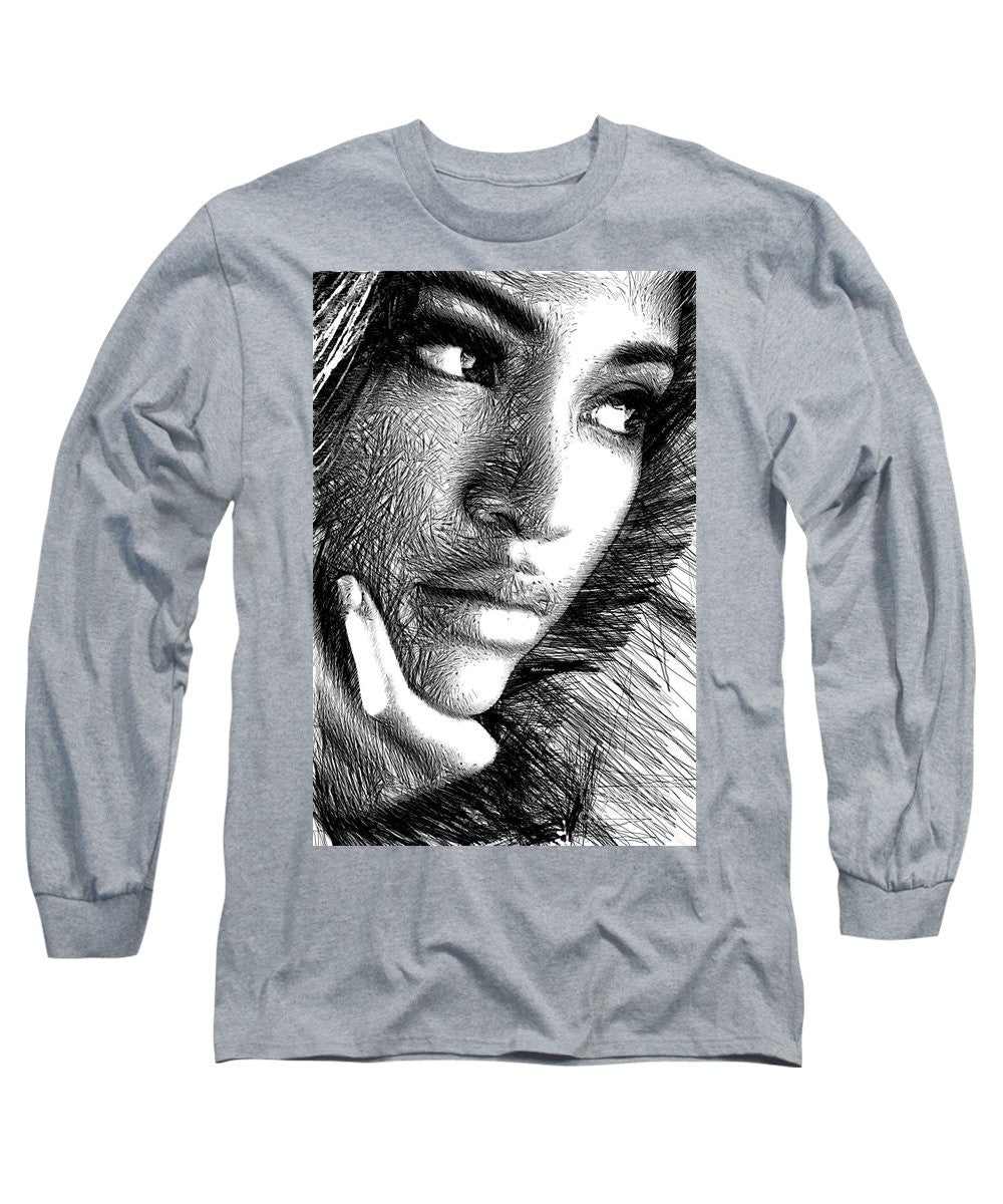 Long Sleeve T-Shirt - Puzzled Look