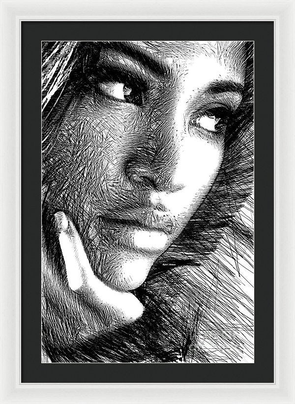 Framed Print - Puzzled Look