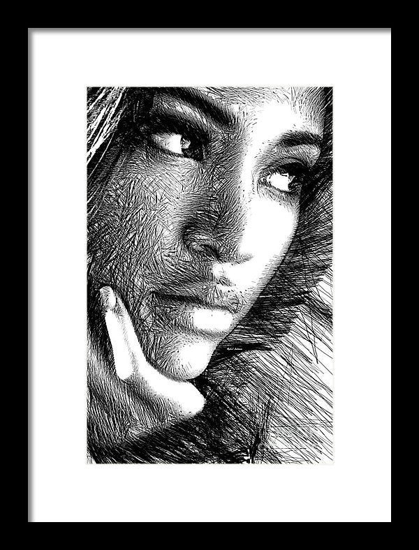 Framed Print - Puzzled Look