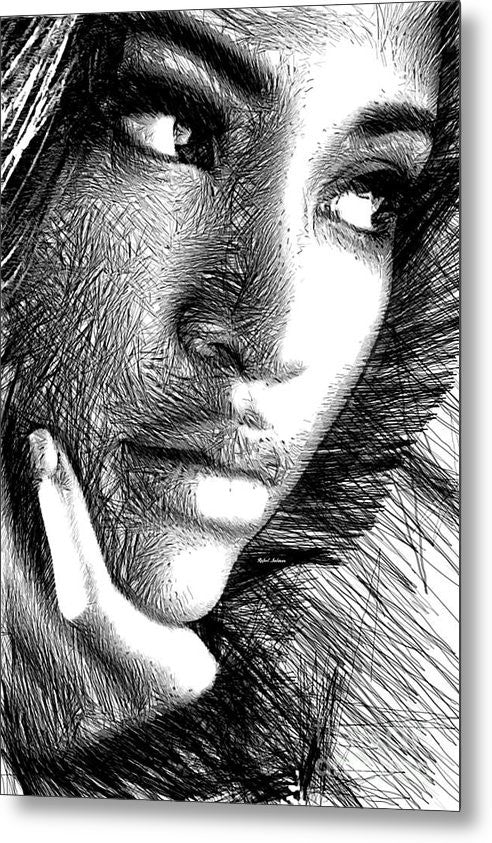 Metal Print - Puzzled Look