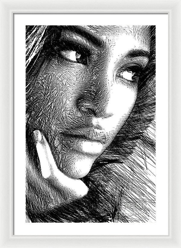 Framed Print - Puzzled Look